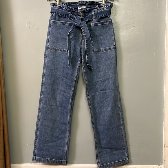 Candace Cameron Bure Petite Pacific Denim Paperbag Waist Jean 0P A556278 - Picture 7 of 13